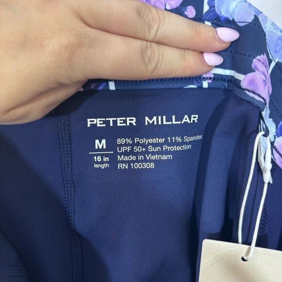 Peter Millar Performance Alice Petal Hem Picnic Floral Golf Skort NEW Medium - Picture 13 of 15